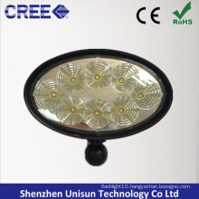 12V 6" 40W Oval CREE LED Work Light for John Deere